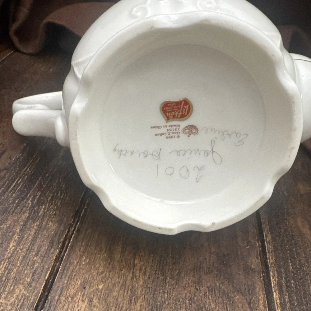Lefton Tea Pot 50th Anniversary Excellent 7 1/2